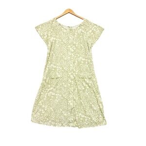 Kindred Bravely Universal Labor & Delivery Nursing Gown Mint Green Floral S/M/L
